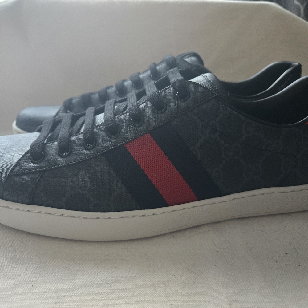 Gucci Ace GG Supreme Navy - Picture 4 of 8